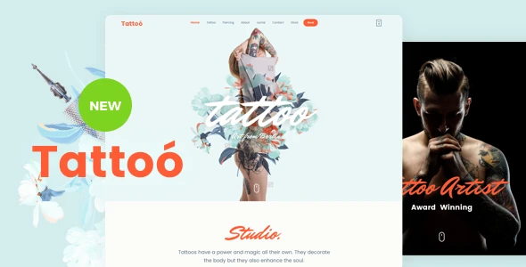 Inkscape – Tattoo WordPress Theme